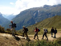 Trekking por las montañas de Ecuador